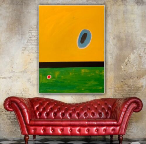 Joan Miro Lark’s Wing Abstract Oil Painting On Canvas 80x60cm Ready To Hang study