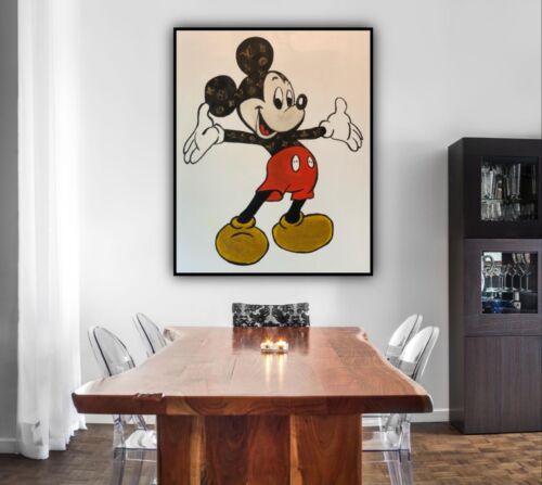 Customised Oil Painting On Linen Canvas Children’s Favourite Characters, Disney, animal