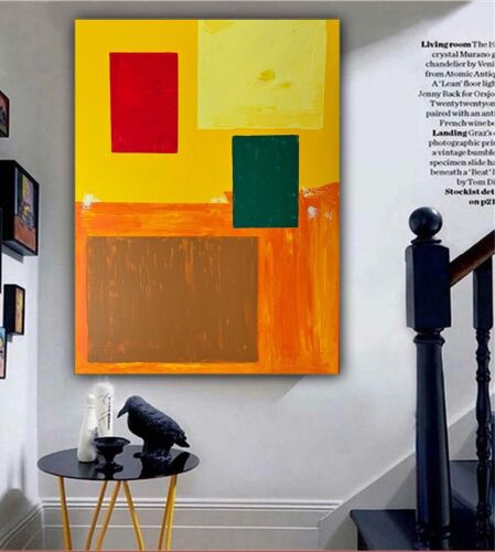 Hans Hofmann 1880-1996 Rate Abstract Oil Painting On Canvas 121x92cm Moonlit study