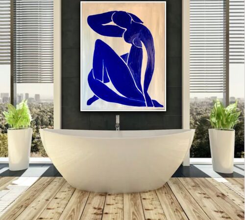 Abstract Oil Painting On Canvas Size 92 X 72cm Blue Nude II Henri Matisse Tate