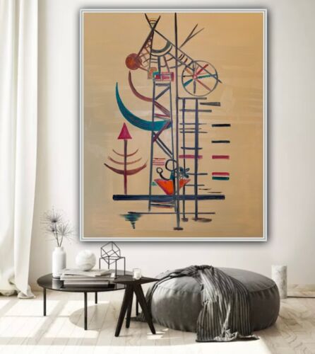 Wassily Kandinsky Abstract Oil Painting On Canvas 100x80cm ‘Improvisation’ 1927 study