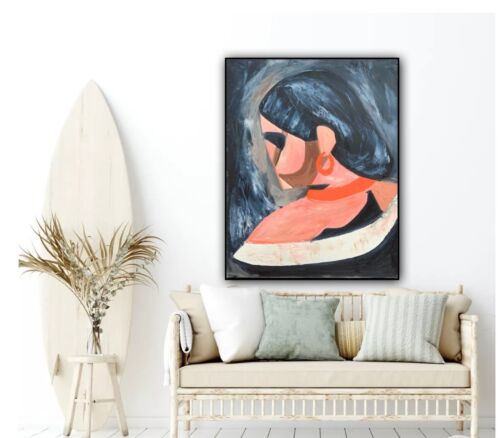 Original Abstract Oil Painting On Canvas 50x40cm Francis Picabia study