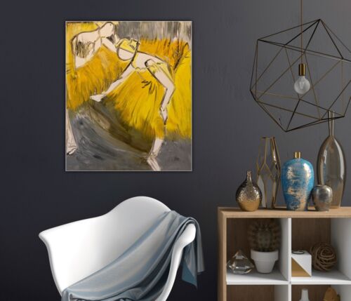 Edgar Degas Style Abstract Oil Painting On Canvas 50x60cm ‘Dancers On The Pole’ music