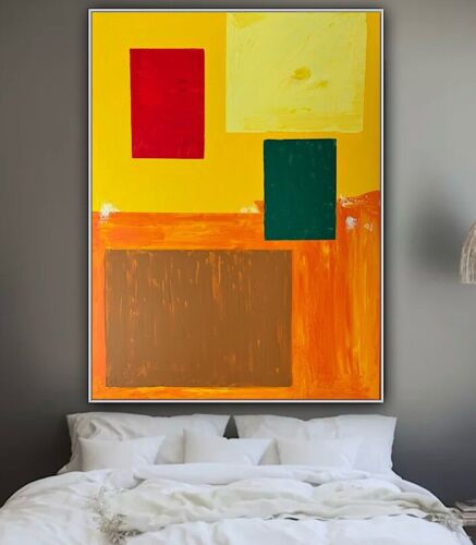 Hans Hofmann 1880-1996 Rate Abstract Oil Painting On Canvas 121x92cm Moonlit study