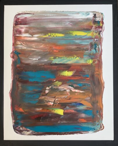 Rothko Style Original Oil painting On Canvas 50x40cm Botanical in Oka Painting 2