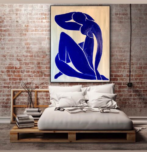 Abstract Oil Painting On Canvas Size 92 X 72cm Blue Nude II Henri Matisse Tate
