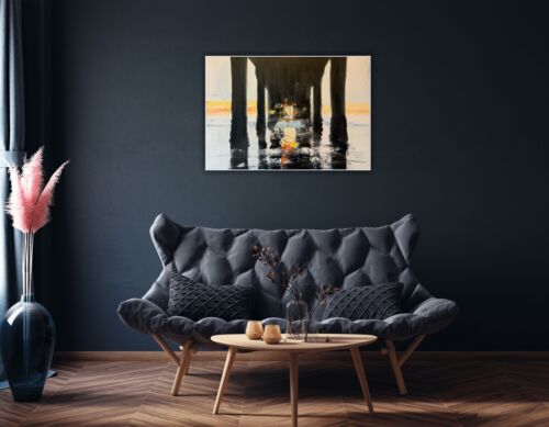 Richter Original Abstract Oil Painting On Canvas 84x60cm Bo Concept Manhattan