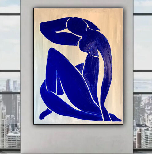 Abstract Oil Painting On Canvas Size 92 X 72cm Blue Nude II Henri Matisse Tate
