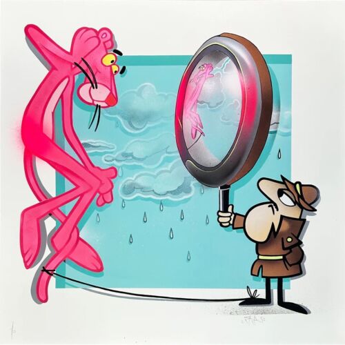 Fanakapan Graffiti limited edition print ed 25 hand finished 60x60cm Mystery