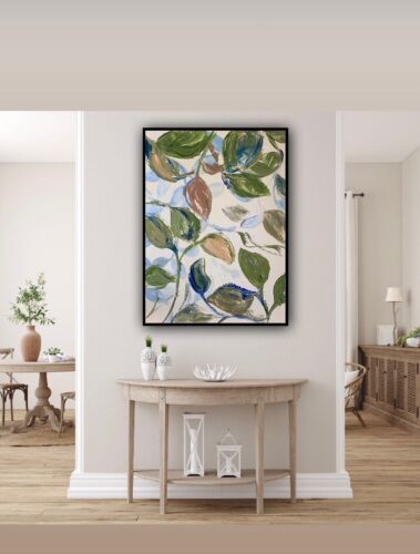 Impressionist Style Original Oil painting On Canvas 62x45cm Botanical Spring Oka floral