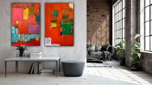 Hans Hofmann 1880-1996 Rate Abstract Oil Painting On Canvas 76x50cm Mecca I Tate study