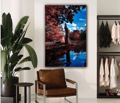 Large Abstract limited print On 81 x 55cm canvas City Scroll London Free postage
