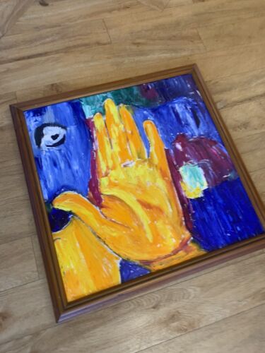Framed Rare Paul Gauguin Portraits Scene 5 Original Abstract Painting 56X56cm study