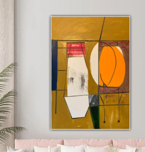 Robert Motherwell Western Air Oil Painting On Canvas 100 X 70cm Abstract Tate study