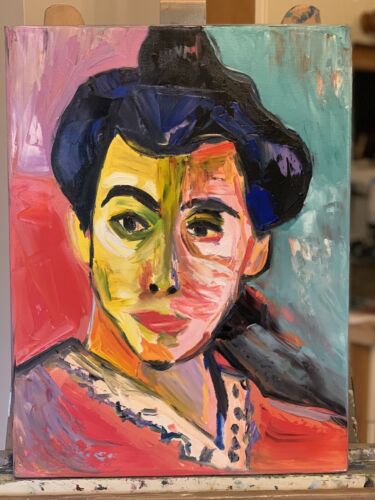 Oil Painting On Canvas Size 30x40cm Henry Matisse, Madame Matisse Tate 1905