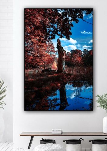 Large Abstract limited print On 81 x 55cm canvas City Scroll London Free postage