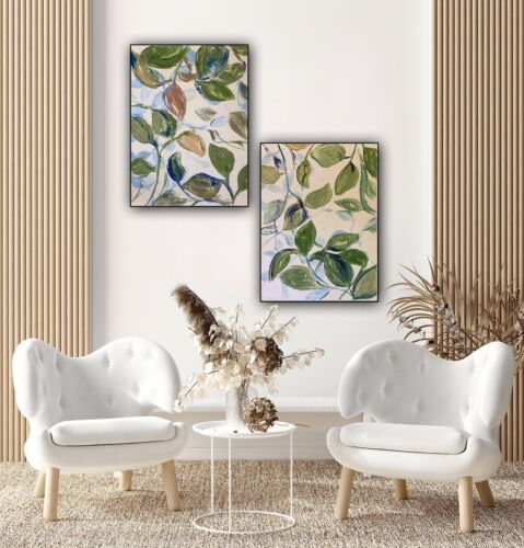 Impressionist Style Original Oil painting On Canvas 62x45cm Botanical Spring Oka floral