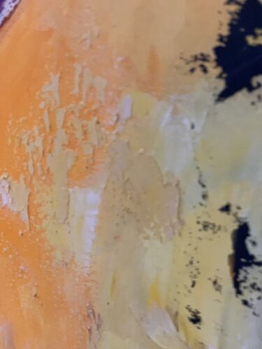Large Abstract Original Oil Painting On 100x80cm canvas Picasso Road Valentine study