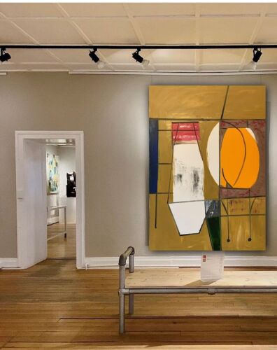 Robert Motherwell Western Air Oil Painting On Canvas 100 X 70cm Abstract Tate study