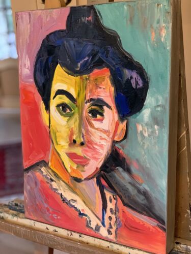 Oil Painting On Canvas Size 30x40cm Henry Matisse, Madame Matisse Tate 1905