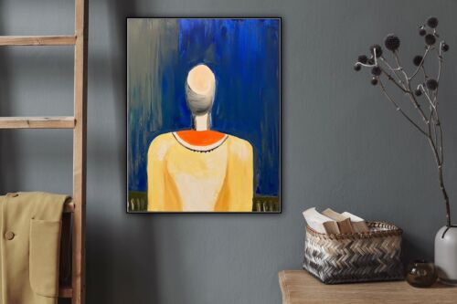 Richter Original Abstract Oil Painting On Canvas 50x40cm Fashion Queen Modern
