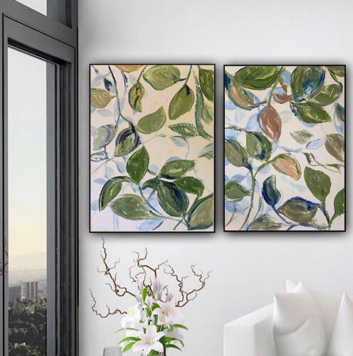 Impressionist Style Original Oil painting On Canvas 62x45cm Botanical Spring Oka floral
