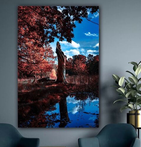 Large Abstract limited print On 81 x 55cm canvas City Scroll London Free postage