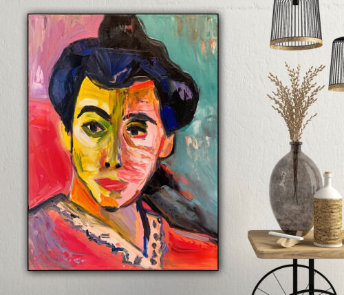 Oil Painting On Canvas Size 30x40cm Henry Matisse, Madame Matisse Tate 1905