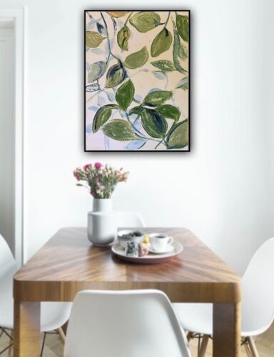 Impressionist Style Original Oil painting On Canvas 62x45cm Botanical Spring Oka floral