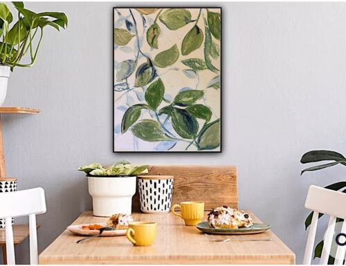 Impressionist Style Original Oil painting On Canvas 62x45cm Botanical Spring Oka floral