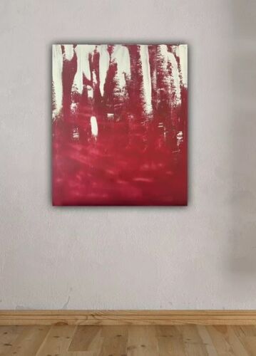 Large Original Mark Rothko Style Oil Painting On Wood Size 50cmX60 Cm In Harrods