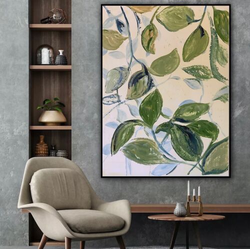Impressionist Style Original Oil painting On Canvas 62x45cm Botanical Spring Oka floral