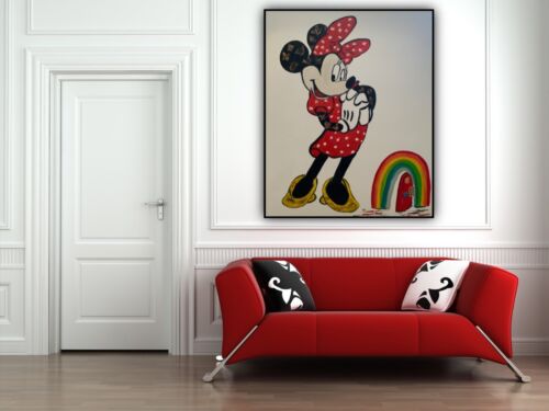 Customised Oil Painting On Linen Canvas Children’s Favourite Characters, Disney, animal