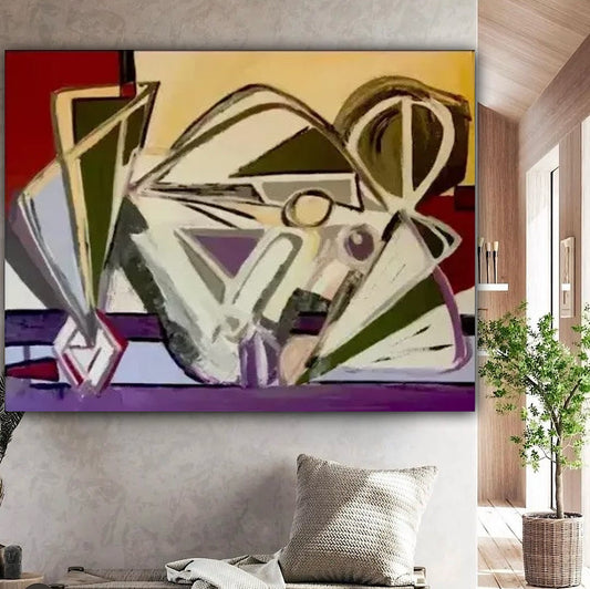 Abstract Original Oil Painting On Deep 1.5cm Canvas 102x80cm Maze through Life