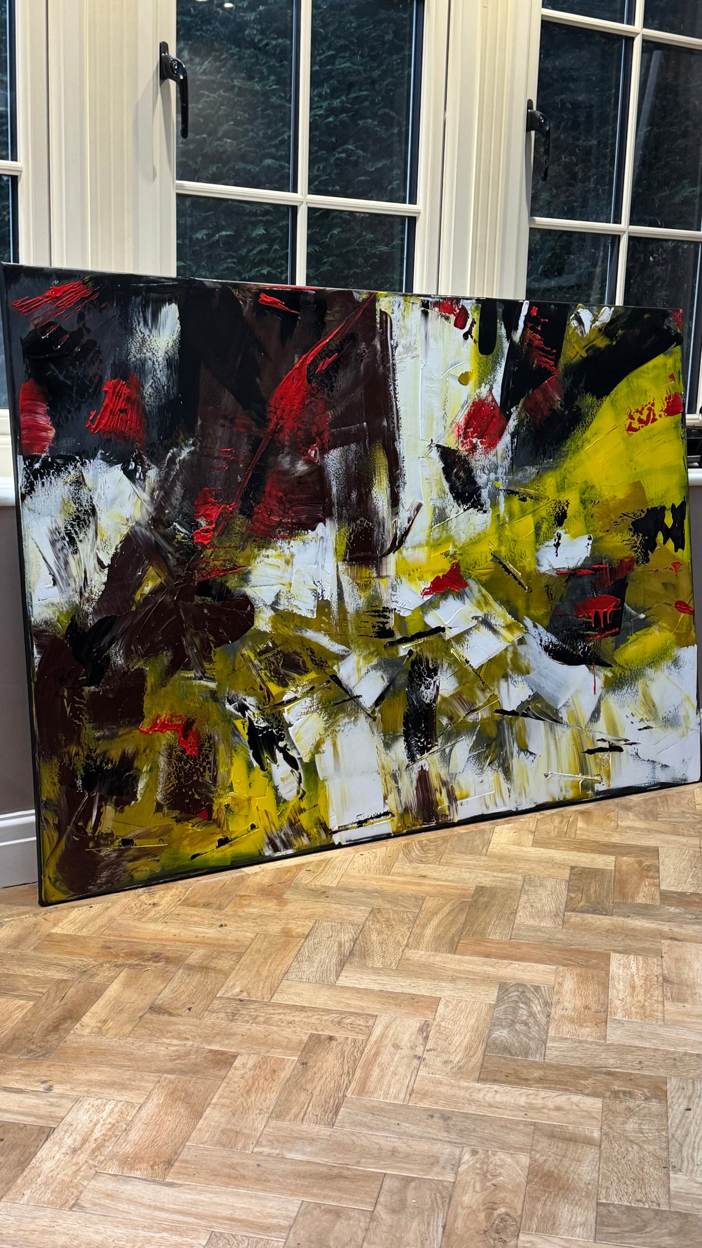 Original Abstract Oil Painting On Canvas 150cm x 100cm Velvet Soul Oka