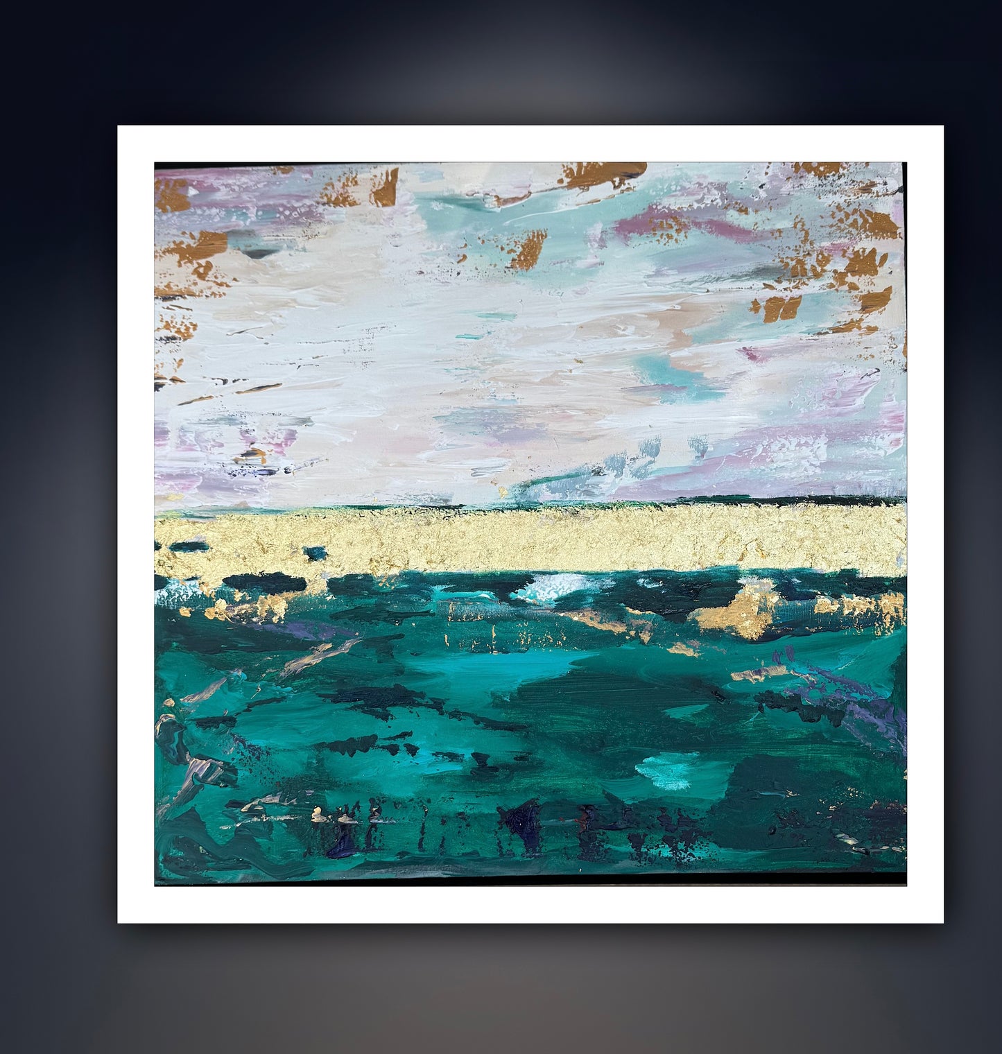 Golden Seascape limited edition Giclee Print