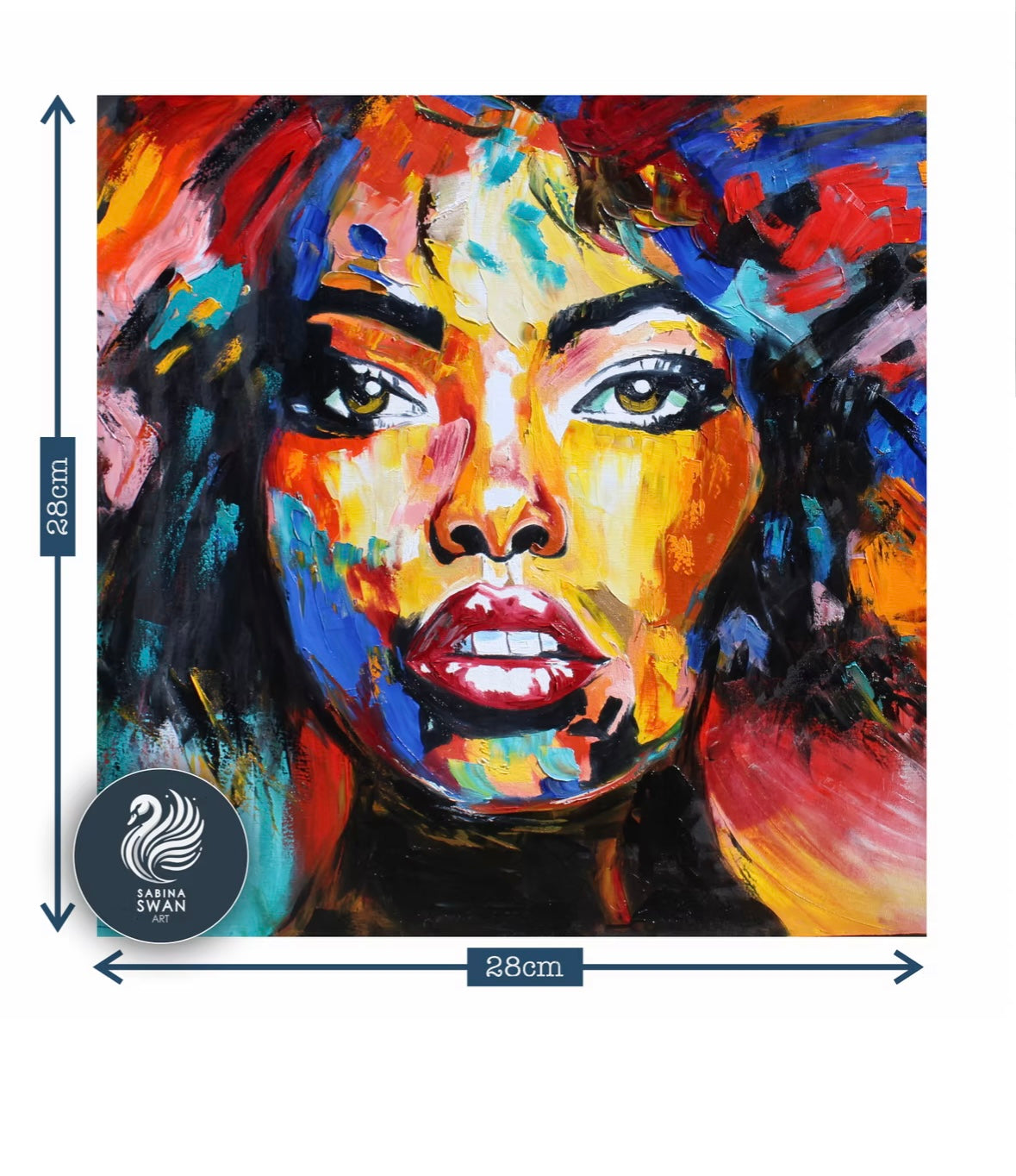 Art Wooden Puzzle for Adults Sabina Swan Art Original Jigsaw Hazel eyes