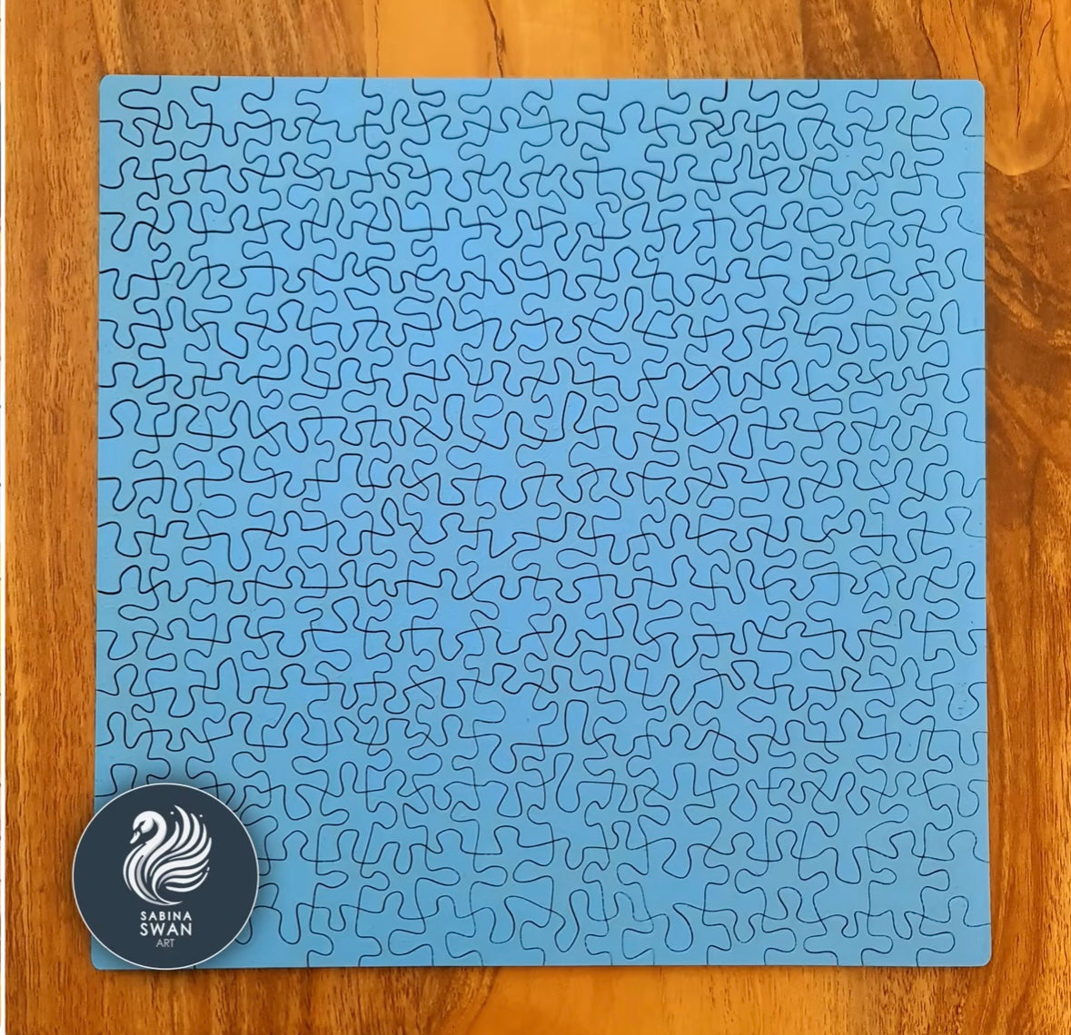 Art Wooden Puzzle for Adults Sabina Swan Art Original Jigsaw Hazel eyes