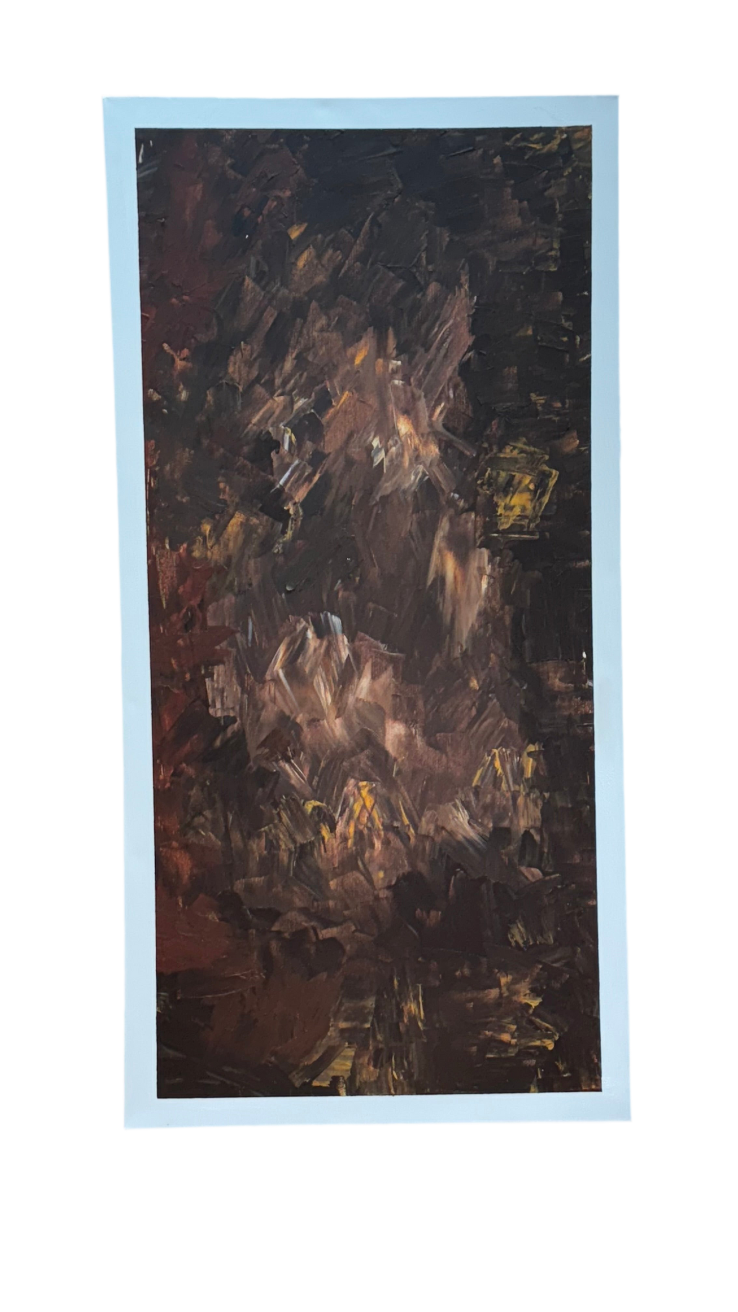 Richter Original Abstract Oil Painting On Canvas 60x120cm Unfinished Chapter