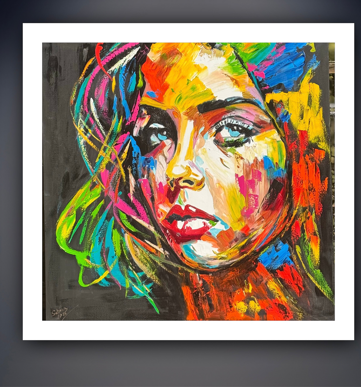 Pillow Talk Woman portrait limited edition Giclee Print