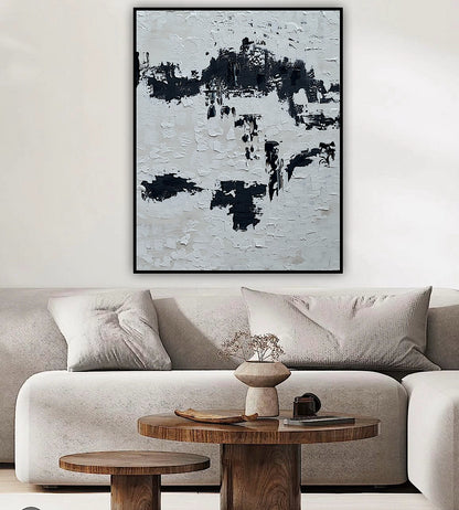 Original abstract Oil Painting On Canvas 76 X 60cm textured ‘Urban Fragments’
