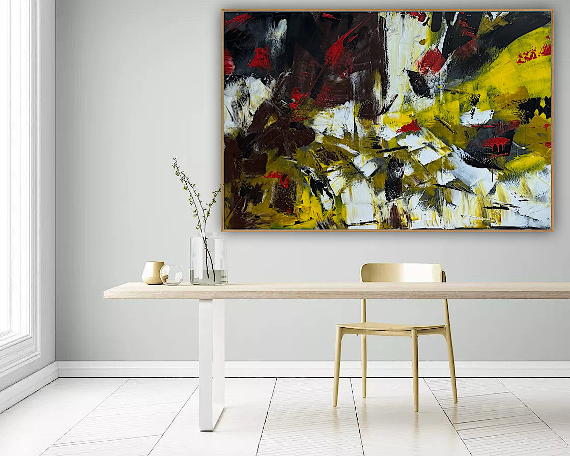 Original Abstract Oil Painting On Canvas 150cm x 100cm Velvet Soul Oka