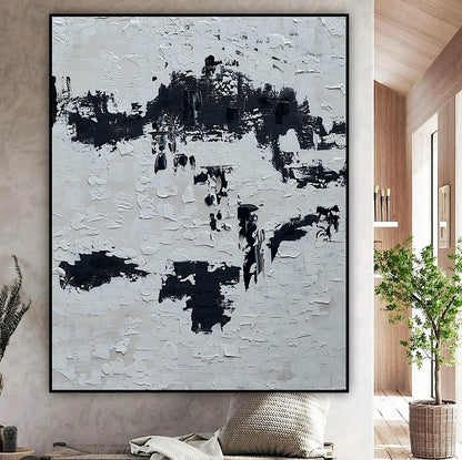 Original abstract Oil Painting On Canvas 76 X 60cm textured ‘Urban Fragments’