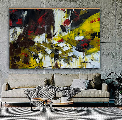 Original Abstract Oil Painting On Canvas 150cm x 100cm Velvet Soul Oka