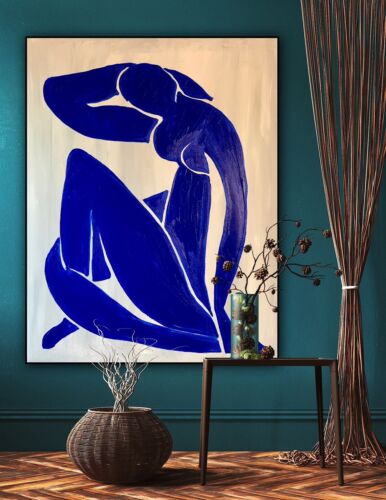 Abstract Oil Painting On Canvas Size 92 X 72cm Blue Nude II Henri Matisse Tate