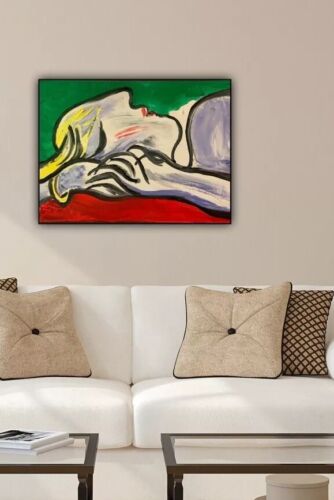 Abstract oil Painting On 16mm Canvas 30 X 40cm Rest Ready To Hang study