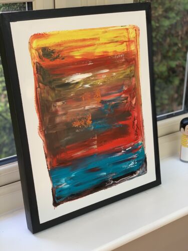 Rothko Style Original Oil painting On Canvas 50x40cm Botanical in Oka Painting 1