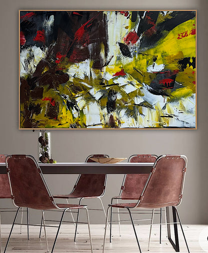 Original Abstract Oil Painting On Canvas 150cm x 100cm Velvet Soul Oka