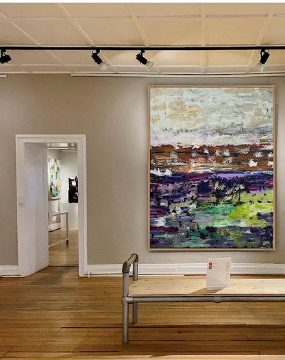 Oka contemporary Abstract Oil Painting Canvas 100x80cm Texture The Sky that Never Settles