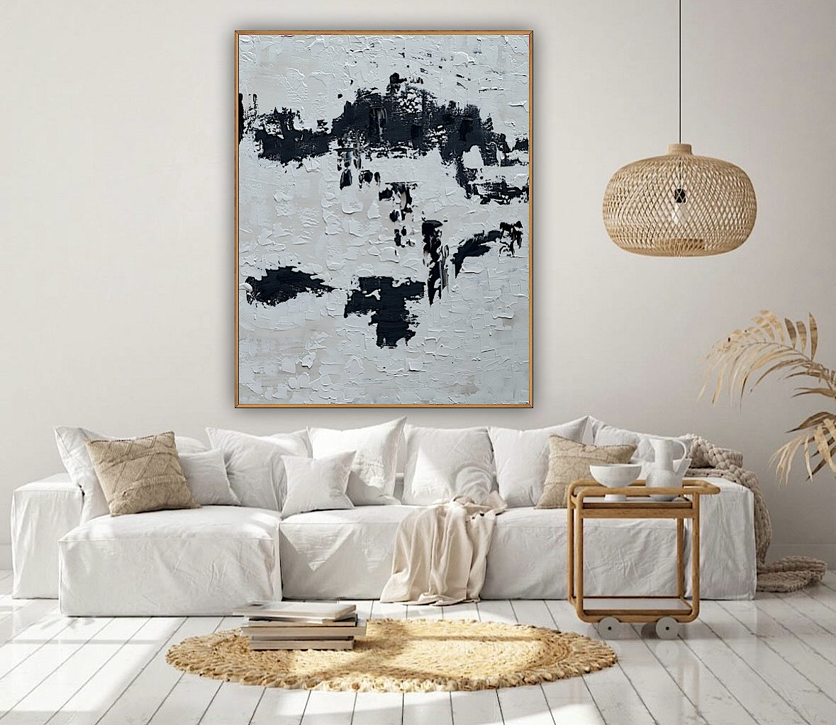 Original abstract Oil Painting On Canvas 76 X 60cm textured ‘Urban Fragments’
